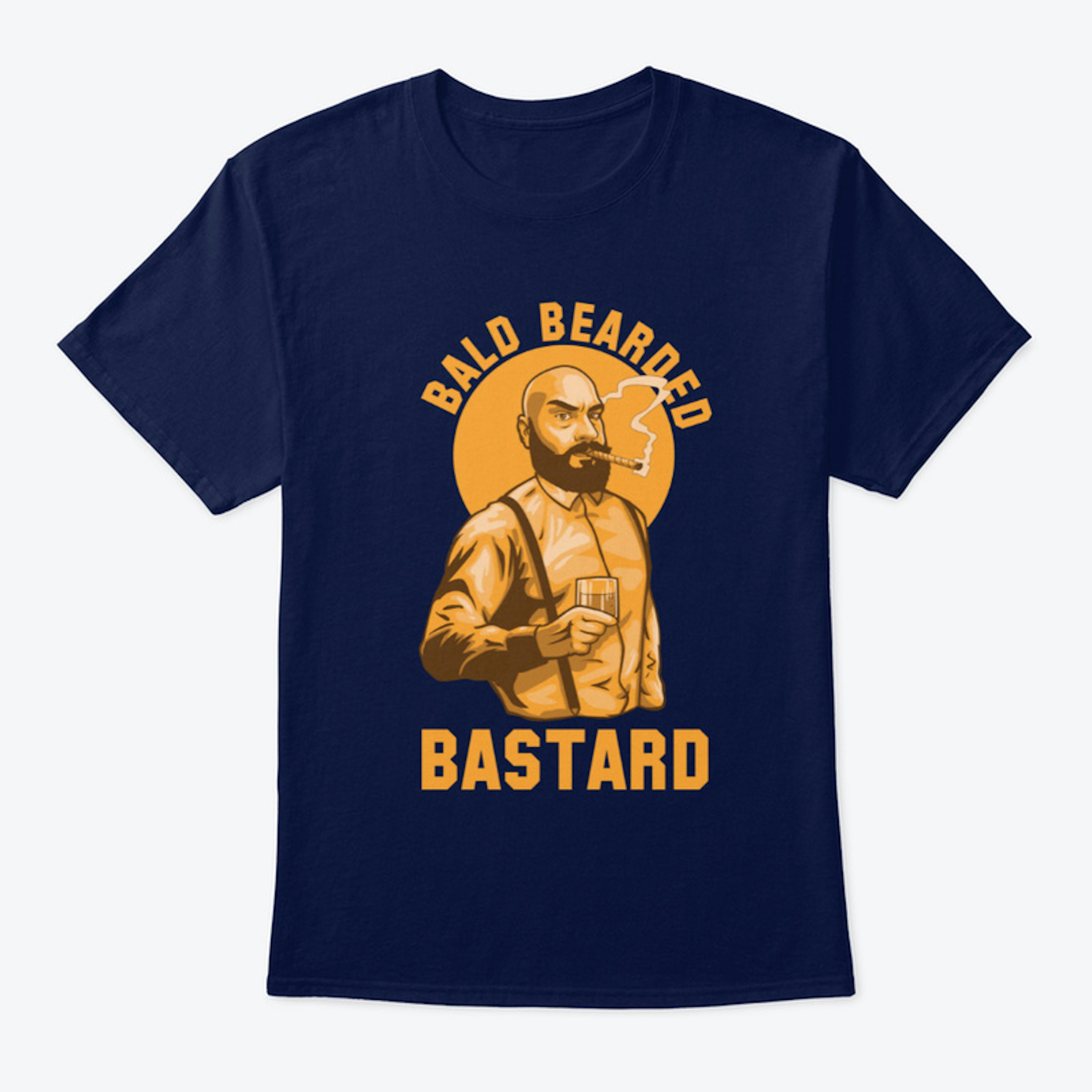 Bald, Bearded, Bastard - Classic Tee